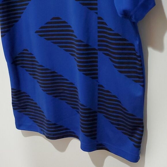 Puma XL black and blue athletic short sleeve shirt - Picture 3 of 7